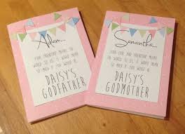 Personalised Handmade Will You Be My By Fireflydesignyorks On Etsy 3 95 Inspirational Cards Baby Christening