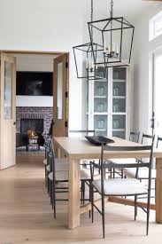 Wood Dining Table Dining Chairs Lantern Pendants Over The Table Wood Light Wood Dining Table Traditional Dining Room Chandelier Lights Over Dining Table