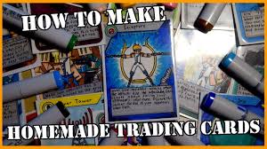 There are a few different types of trading cards, including 1 choosing what trading cards to make. How To Make Homemade Trading Cards Youtube
