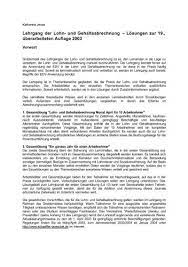 § 2.anhang für arbeitsvertrag lohnerhöhung : Lehrgang Der Lohn Und Gehaltsabrechnung Losungen Zur 19