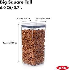 We did not find results for: Amazon Com Oxo Good Grips Pop Container Airtight Food Storage 6 0 Qt For Bulk Food And More Transparent 6 0 Qt Square Bulk Food Kitchen Dining