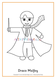 Various coloring pages for kids, and for all who are interested in coloring pages, can get amazing pictures easily through this portal. Draco Malfoy Colouring Page
