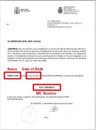 Juan garcia lopez acceptable and the sort of thing that would fit to their eyes the formal tenor of a wedding invite? Spanish Nie Numbers Why You Need One And How To Get One In Or Outside Of Spain