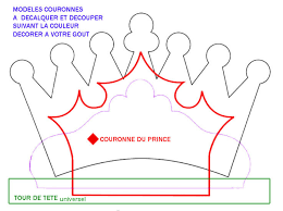 Gabarit Couronne Prince Princesse Pour Epiphanie Et Carnaval A Telecharger Et Imprimer Gratuit Modele Couronne Couronne En Feutre Couronne Princesse