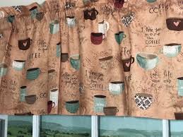 I Love Coffee Kitchen Valances Or Cafes 41 42 Inches Wide Etsy Coffee Kitchen I Love Coffee Kitchen Valances