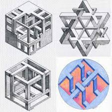 Pin By Anna Arakelyan On Art Paiting In 2020 Isometric Art Geometric Art Graph Paper Art