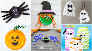 ‪25+ Creative DIY Halloween Crafts for Kids - K4 Craft‬‏