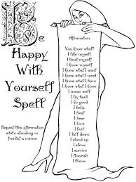Be Happy With Yourself Spells Witchcraft Magick Spells Book Of Shadows