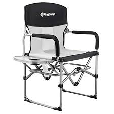 5 out of 5 stars. Kingcamp Heavy Duty Compact Camping Folding Mesh Chair With Side Table And Handle Best Tent Cots For Camping