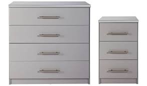 Browse and explore fast results at searchandshopping.org! Buy Argos Home Normandy Bedside 4 Drawer Chest Set Grey Bedroom Furniture Sets Argos