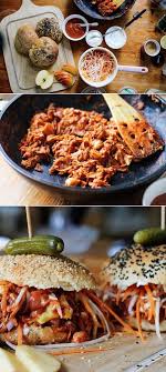 Vegan Pulled Jackfruit Burger With Homemade Buns Recipe Jackfruit Burger Jackfruit Jackfruit Recipes