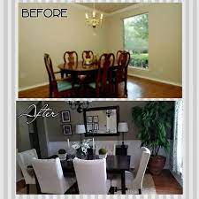 Dining Room Makeovers Formal Dining Rooms And Dining Rooms On Pinterest Dining Room Makeover Rustic Dining Room Wall Decor Dining Room Wall Decor