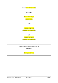 Permitted uses as a result of house conversions. Sale And Purchase Agreement Schedule G Template Burgielaw