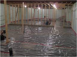 Planning on how to get materials. Basement Floor Vapor Barrier From Vapour Barrier Basement Floor Basement Interior