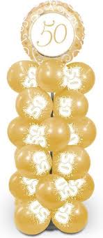 Bol Com Ballonpilaar 50 Jaar Getrouwd Pakket