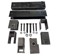 Tandem Axle Trailer Hanger Kit for 2-1/2" Slipper Springs - 24-5/8" Long  Equalizers
