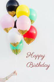 Happy Birthday Card Quotes Glitter Balloons Balloons Happy Birthday Cards