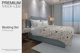 Bedding Mockup Set Mockup Psd Psd Mockup Template Mockup Free Psd