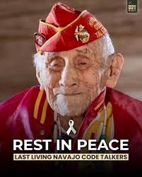 REST IN PEACE: Navajo Code Talker Joe Vandever, Sr. has passed away at the  age of 96. Mr. Vandever enlisted in the U.S. Marine Corps in 1943 and  served all over the