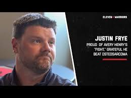 Justin Frye says he's proud of Avery Henry's "fight" and is grateful he  beat osteosarcoma