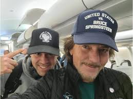 Eddie Vedder backs Democratic Party activist Bruce Springsteen against the  United States.