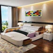 #testiera #letto #libreria #scomparsa #faidate #handmade #faitmain #diy #bricolage #brico #fattoamano #legno #wood #woodworking #woodwork Moderno In Pelle Queen Size Letto Stoccaggio Armadi Telaio Con Molle Regolabile Testiera Sgabello Mobili Camera Da Letto Set No Materasso Bed Frame Storage Bed Framestorage Bed Aliexpress