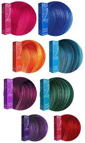 If one has a very light hair color naturally, it makes it easier to accomplish. Ion Brights Hair Color Chart Barbe