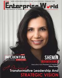 What qualities do you think are most important for leaders today? We're  inspired by leaders like Shemin Nurmohamed of Pitney Bowes, who emphasizes  client focus and diverse experience. Share your thoughts in