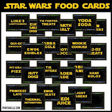 Unduh prefil dapodik 2021.c : Star Wars Printable Party Food Card Labels Instant Download Etsy In 2021 Star Wars Food Star Wars Party Food Star Wars Snacks