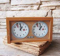 rare vintage chess clock timer ruhla garde west german chess clock working table clock mechanical retro clock chess timer chess game timer clock retro clock clock