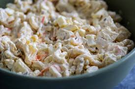 I miss good mac salad! Hawaiian Macaroni Salad Recipe With Potatoes Taste And Tell