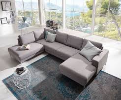 Couch Silas Grau 300x200 Cm Ottomane Links Designer Wohnlandschaft Fur 979 00 Delife Wohnideen Kostenloser Ver Sofa Design Wohnen Couch Grau Wohnzimmer