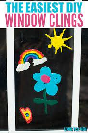 Making your own diy window clings are super fun. The Easiest Diy Window Clings For Kids Living Well Mom