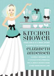 Kitchen Bride Blue Blonde Bridal Shower Invitation By Doc Milo Kitchen Bridal Shower Kitchen Wedding Shower Bridal Shower