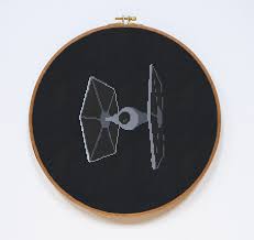 Unbagging a massive stamped cross stitch kit peacock cross stitch kit. Star Wars Cross Stitch Patterns Sci Fi Design
