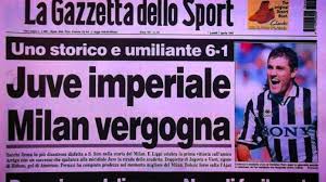 Catch the latest ac milan and juventus news and find up to date football standings, results, top scorers and previous winners. Juventus Milan Dal 6 1 Al 4 0 Rossoneri Ancora Umiliati Dai Bianconeri