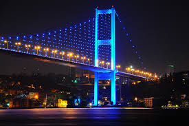 Wrapped around stretched canvas print, these high quality print ready to hang. 15 The Bosphorus Bridge By Night Ideas Bosphorus Bridge Bridge Istanbul