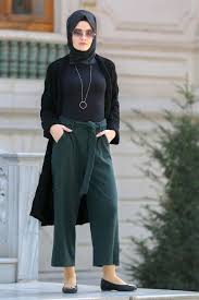 Neva Style Yuksek Bel Tesettur Pantolon Modelleri Moda Tesettur Giyim Moda Stilleri Moda Pantolon