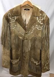 Western luxury fringed suede leather jacket. Leatherick Mens Western Cowboy Suede Leather Jacket Brown Coat With Fringes Ebay In 2021 Leather Jacket Style Fringe Leather Jacket Mens Western Wear