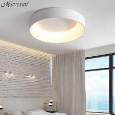 Lampadari moderni applique da comodino plafoniere minimali e dal design discreto faretti a led piantane e molto altro ancora. Online Shop Rotondo Moderno Ha Condotto Le Luci Del Soffitto Per Soggiorno Ca Plafoniere Per Camera Da Letto Illuminazione Soffitto Design Del Soffitto Moderno