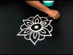 Latest Color Kolam For Beginners Simple And Easy Rangoli Chukkala Muggulu Designs Youtube Muggulu Design Simple Rangoli Rangoli Ideas