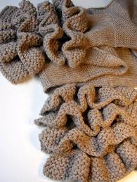 Get the free knitting pattern. Kathryn Ivy Marc Jacobs Inspired Ruffle Scarf