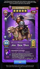 Empires and puzzles, discussing some of the best telluria counters in the meta. Will Grimble Actually Be Good Gameplay Help Tactics Empires Puzzles Community Forum