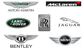 An early logo shows the four original company names (audi, dkw, horch and. British Car Logos