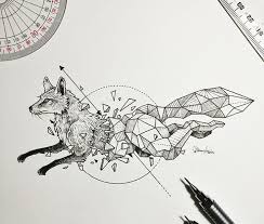 Free coloring pages geometric animal coloring book just for you. Artist Pairs Wildlife With Geometry To Create Stunning Lively Drawings Mental Floss