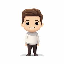 Cute minimalist stephen emoji full body