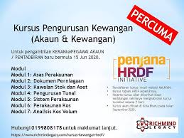 Jika perniagaan berjalan lancar dan kewangan baru diperlukan untuk pengembangan, ini boleh menjadi cadangan yang. Kursus Pengurusan Kewangan Akaun Kewangan Percuma Richmind Legacy Sdn Bhd