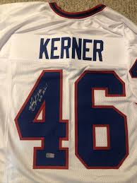 BUFFALO BILLS- MARLON KERNER SIGNED AUTOGRAPH JERSEY TRISTAR COA MAFIA