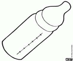 Ze weten al vanaf jonge leeftijd stenen werktuigen te gebruiken. Kleurplaat Babyfles Kleurplaten