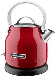 Whether you prefer a classic glass tea kettle or the sleek look of an electric teapot, kitchenaid® electric kettles can help you make hot beverages, soups, hot cereal and more. Kitchenaid 1 25l Electric Kettle Empire Red Kek1222er Walmart Com Walmart Com